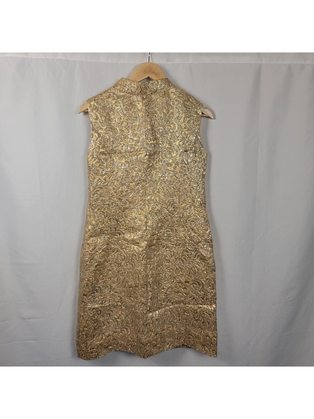 Vintage Gold Dress by Gina Rinaldi #1827 - Picture 5 of 15